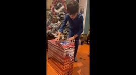 Adorable boy's Christmas spirit at an all-time high following PS5 surprise