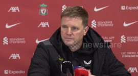 Liverpool 4-2 Newcastle: Eddie Howe press conference in Liverpool, UK