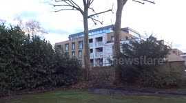 Gusts of wind rock West London with Storm Henk battering parts of Britain