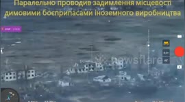 Russian soldiers run in panic as their war machines are targeted by Ukrainian forces