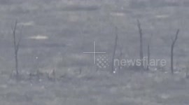 Russian paratroopers destroy Ukrainian troops by attacking their shelters with drones