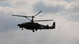 Russia says its air strike group carried out a combat mission in Ukraine