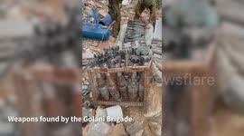 Hamas Weapons Found in Civilian Homes in Gaza