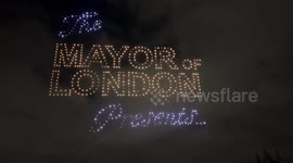 New year's spectacular: front row view of Westminster Bridge fireworks