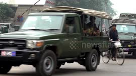 Army troops deployed ahead of Bangladesh's general elections to ensure security