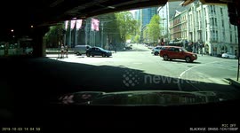 Truck is Stuck Under Bridge