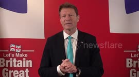 Richard Tice press conference in London, UK