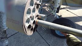 Russian helicopters strike Ukrainian strongholds with rockets