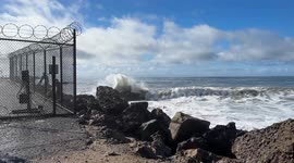 Massive Waves Lash Southern California Coastline