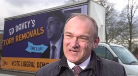 Sir Ed Davey says Sunak should call election on May 2 rather than