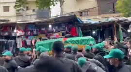 Funeral of Hamas deputy leader Saleh al-Arouri held in Beirut