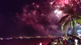 La alegria de recibir el nuevo año 2024 en Puerto Vallarta, Jalisco.
