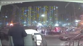 Chaotic new year's fireworks on Petrovsky Boulevard sparks panic in Murino