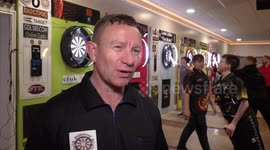 Tungsten clubmates watch Luke Littler in World Darts Champs final in Saint Helens, UK