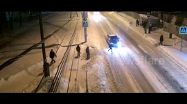 Footage shows moment 8-year-old gets hit by car, boy remarkably rises to feet