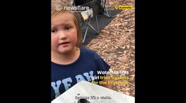 Little Girl Eats Oysters
