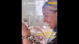 Heartwarming moment between mom and daughter!