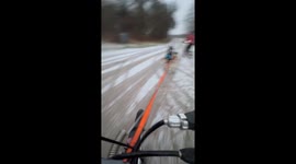 Banged Up While Bikejoring