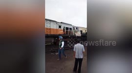 Trains collide in Indonesia killing at least three people