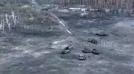 Ukrainian forces destroy Russian war machines advancing through Kharkiv