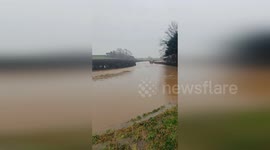 Wales floods leave villages isolated as residents call for help