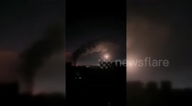 Israel's Aerial Strikes Unfold in Deir al-Balah, Gaza