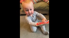 Raining buttons turn snack time into adventure