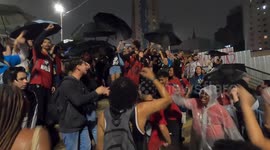 Estudantes fazem ato contra o aumento das tarifas e as privatizações, em São Paulo Brasil.