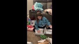 Joy unleashed: Christmas eve delight as Ryder unwraps gifts
