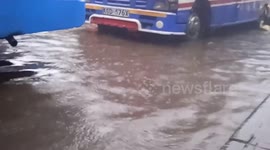 Nairobi City Faces Flash Flood Chaos: Commuters Brave Waters to Beat Rush Hour
