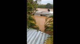 Terrifying flood escape: rooftop rescue at Lions Den Hotel