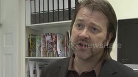 Archive footage of Derek Draper as he dies aged 56 in UK