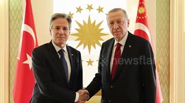 Erdogan meets Blinken on bilateral ties, int'l issues