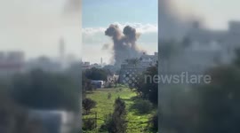 Israel Makes Bombing Run On Gaza High-Rise in Deir al Balah
