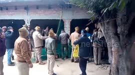 A young boy showed courage, locked the leopard in the house, after eight hours the forest department rescued