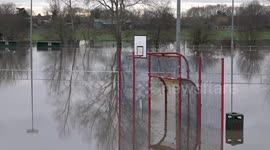 Flooding continues to cause problems in Nottingham following the arrival of Storm Henk in UK