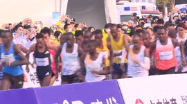 Ethiopian runners win at Xiamen Marathon
