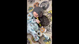 Baby, French bulldog have cutest relationship ever