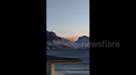 Spain: Forest Fire Erupts In Altea, Alicante