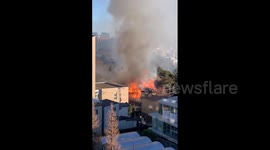 Fire rips through former Japan prime minister's home in Tokyo