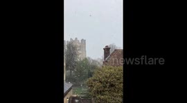 UK: Snow Hammers Parts Of England Amid Onset Of Cold Snap