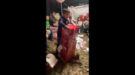 Tears of joy touch every eye in the room as extraordinary boy receives special gift