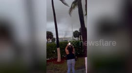 Sparks fly as tornado touches down in Florida