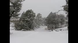 US: Major Winter Storm Brings Several Inches Of Snow To Arizona 2