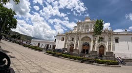 Timelapse to San José Cathedral in Antigua Guatemala, Guatemala