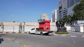 'Demon worship' statue removed from Bangkok hotel amid clamour from religious locals