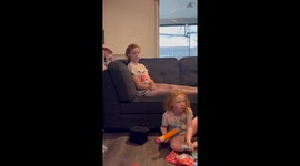 Music fan tears up after being gifted her teacher's treasured guitar