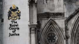 A Close look at The Royal Court of Justice, London, United Kingdom