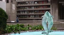 Two Dolphins within the Barbican Centre, London, United Centre