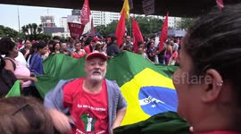 Demonstration in defense of democracy to mark first anniversary of riots by Jair Bolsonaro supporters against Brazil's institutions in Sao Paulo, Brazil